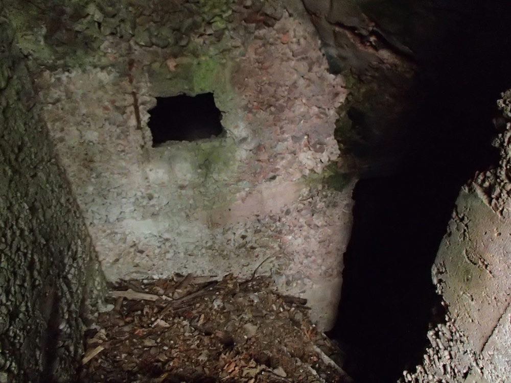 Vue à l'intérieur du bunker du SP1