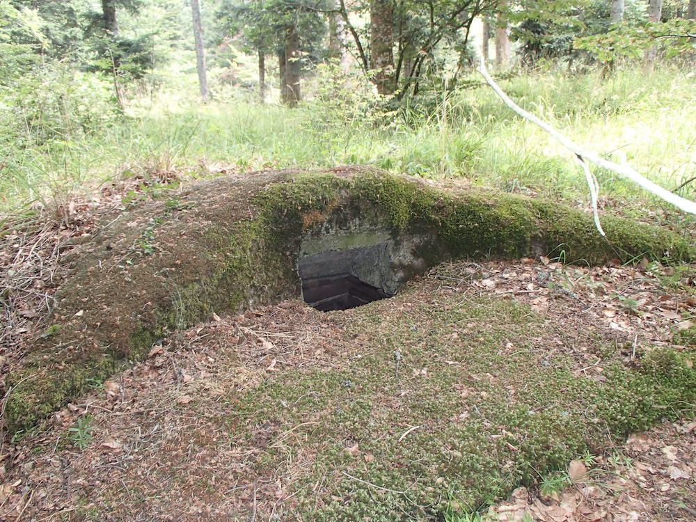 Poste de mitrailleuse allemand situé aux alentours du SP8.