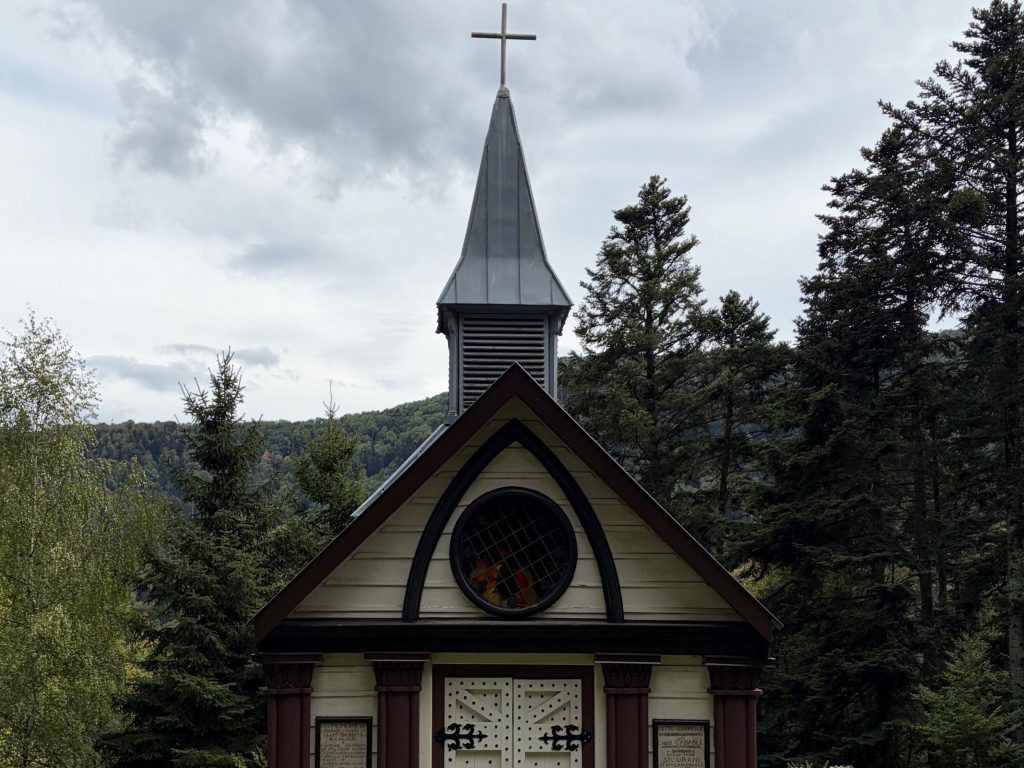 La chapelle Sicurani située sur l'ancien champ de bataille du Sudel dans les Vosges.