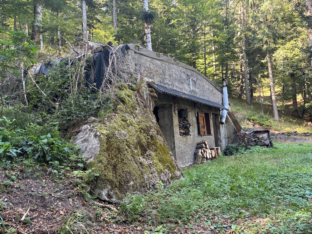 Blockhaus allemand situé au Stützpunkt 10.